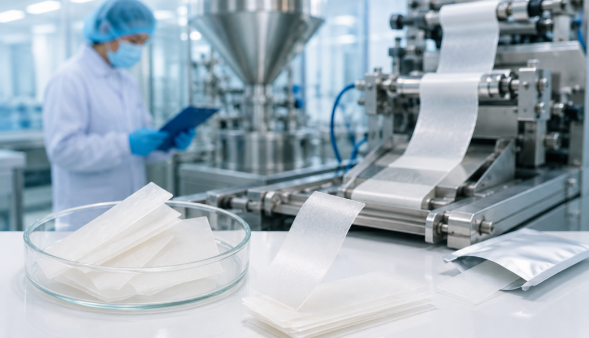 Pharma contract manufacturing companies – oral dissolving film production in a pharmaceutical cleanroom