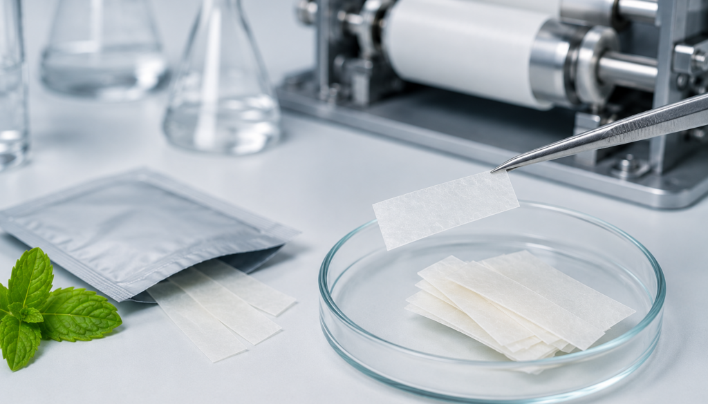 Oral thin film manufacturing process