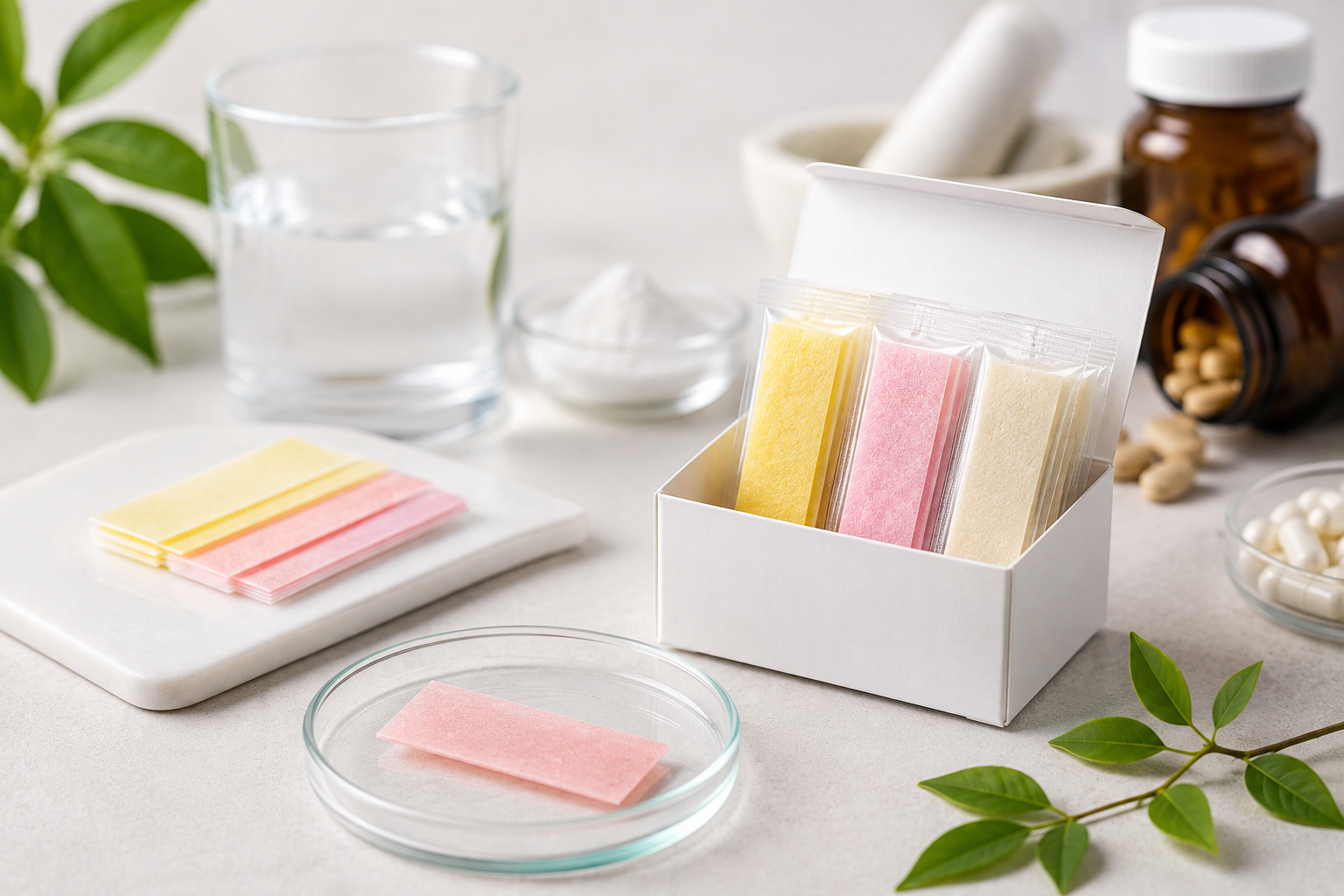 Nutraceutical oral strip feasibility